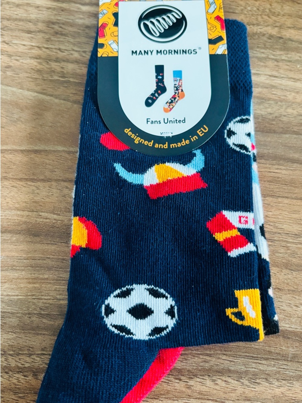 Kids' Navy Football Crew Socks Fans United WM Soccer World championship 3Y - 5Y